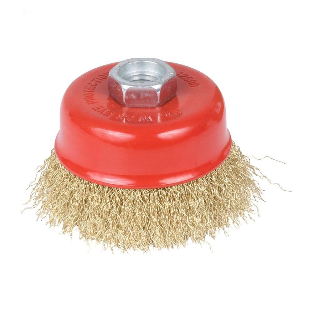 0194 Wire Wheel Cup Brush (Gold) - SkyShopy 0194 Wire Wheel Cup Brush (Gold) - SkyShopy